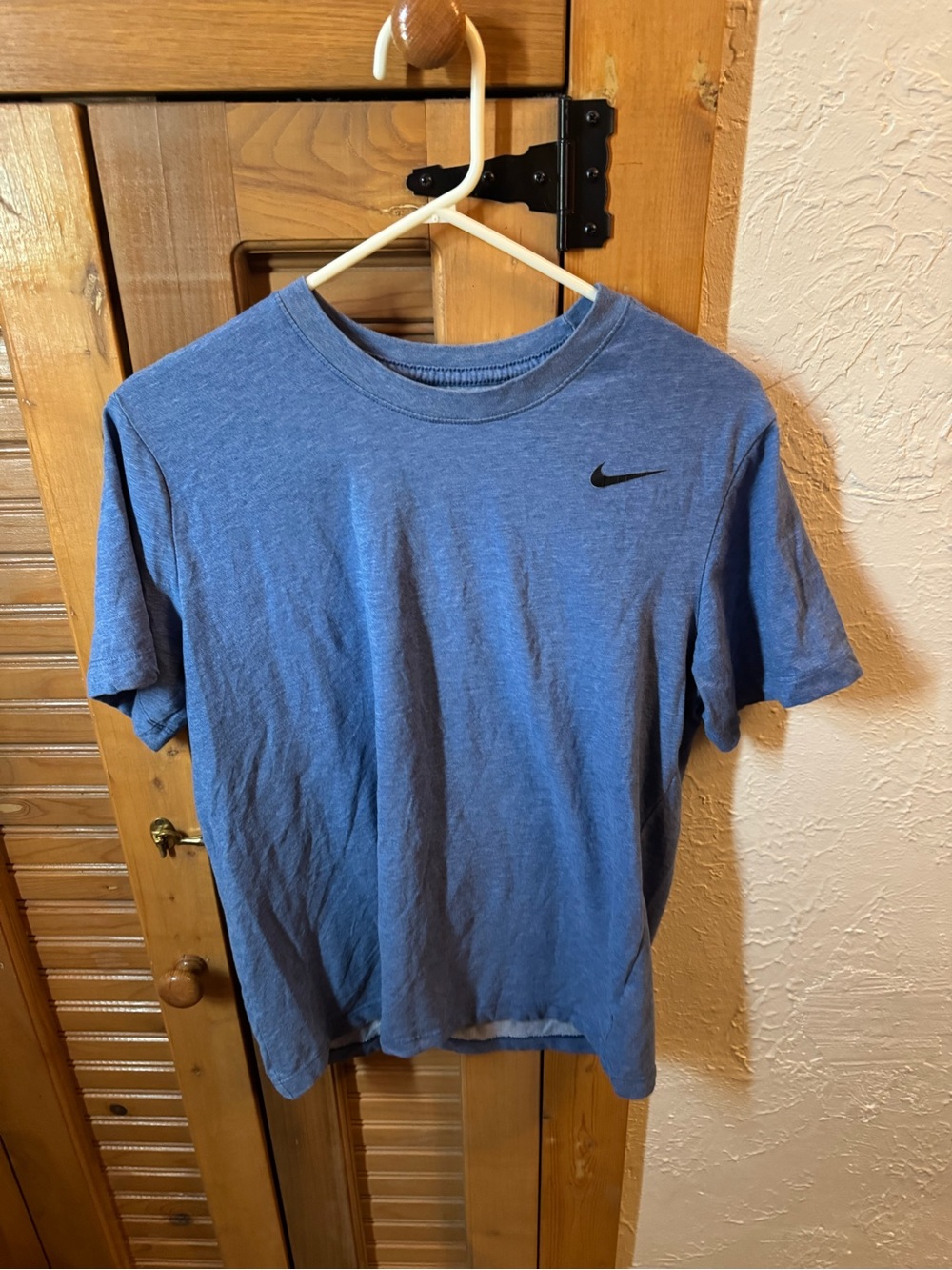 Nike Men's Blue Dri Fit Short-Sleeve T-Shirt